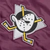 Anaheim ducks scout purple satin jacket