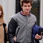 Andrew Garfield Wool/Leather Jacket