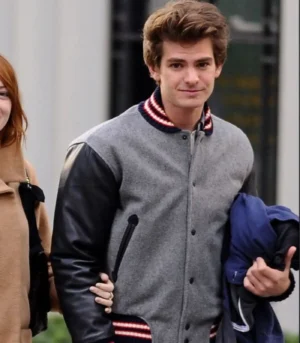 Andrew garfield gray jacket