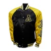 Appalachian state mountaineers club the game satin varsity jacket 1