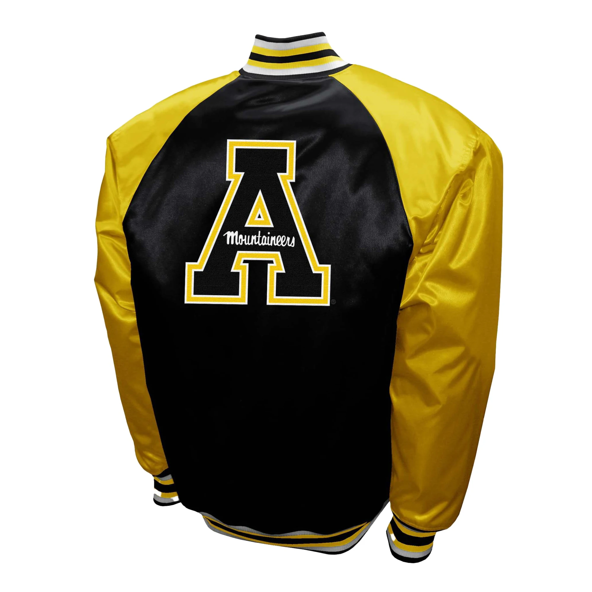 Appalachian state mountaineers club the game satin varsity jacket 2