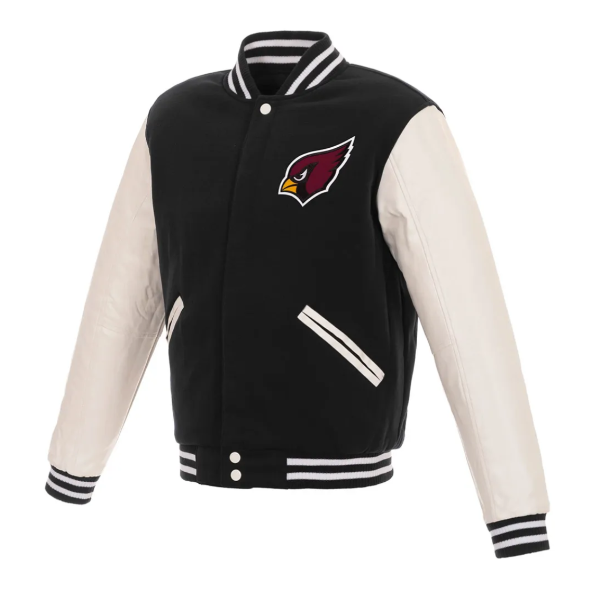 Arizona cardinals two tone black white jacket