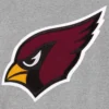 Arizona cardinals two tone gray wool varsity jacket