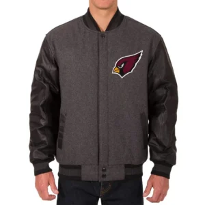 Arizona cardinals two tone varsity jacket