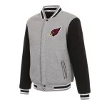 Arizona Cardinals Two Tone Gray/Black Wool Jacket