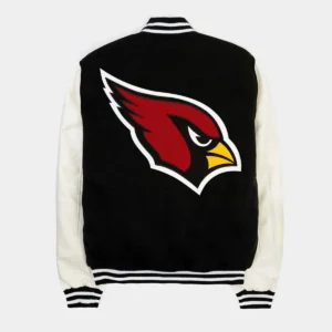 Arizona cardinals wool leather jacket