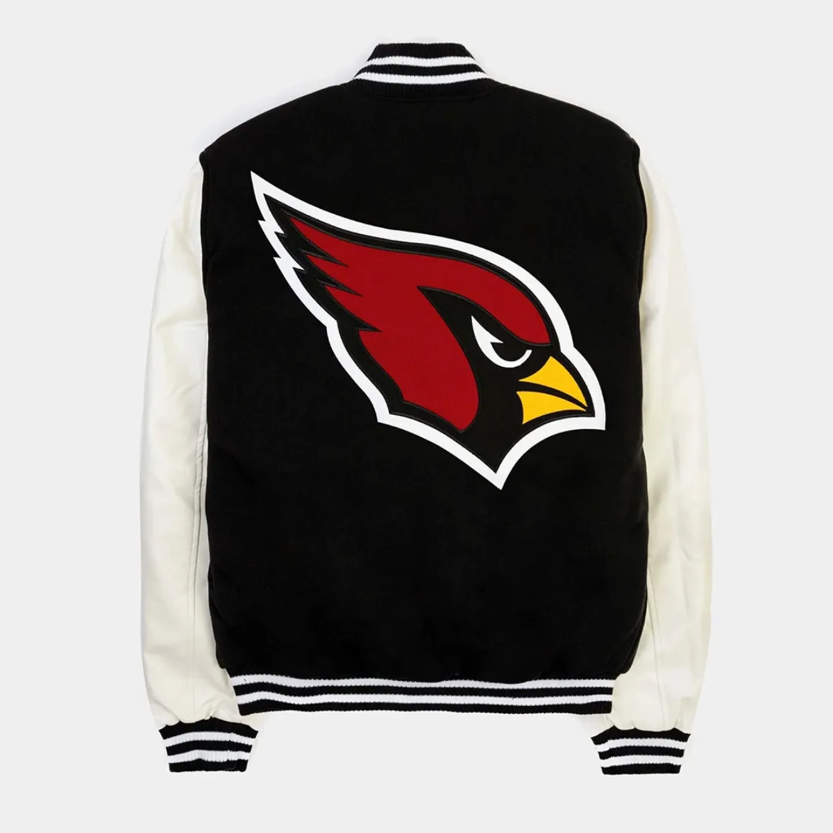 Arizona cardinals wool leather jacket