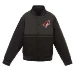 Arizona Coyotes Youth Black/Gray Polyester Jacket