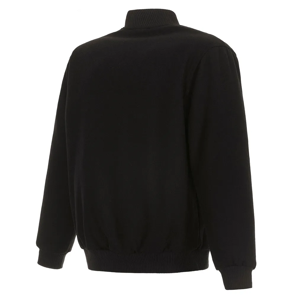 Arizona diamondbacks black wool varsity jacket 1