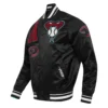 Arizona diamondbacks mashup rib satin jacket black 1
