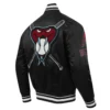 Arizona diamondbacks mashup rib satin jacket black 3