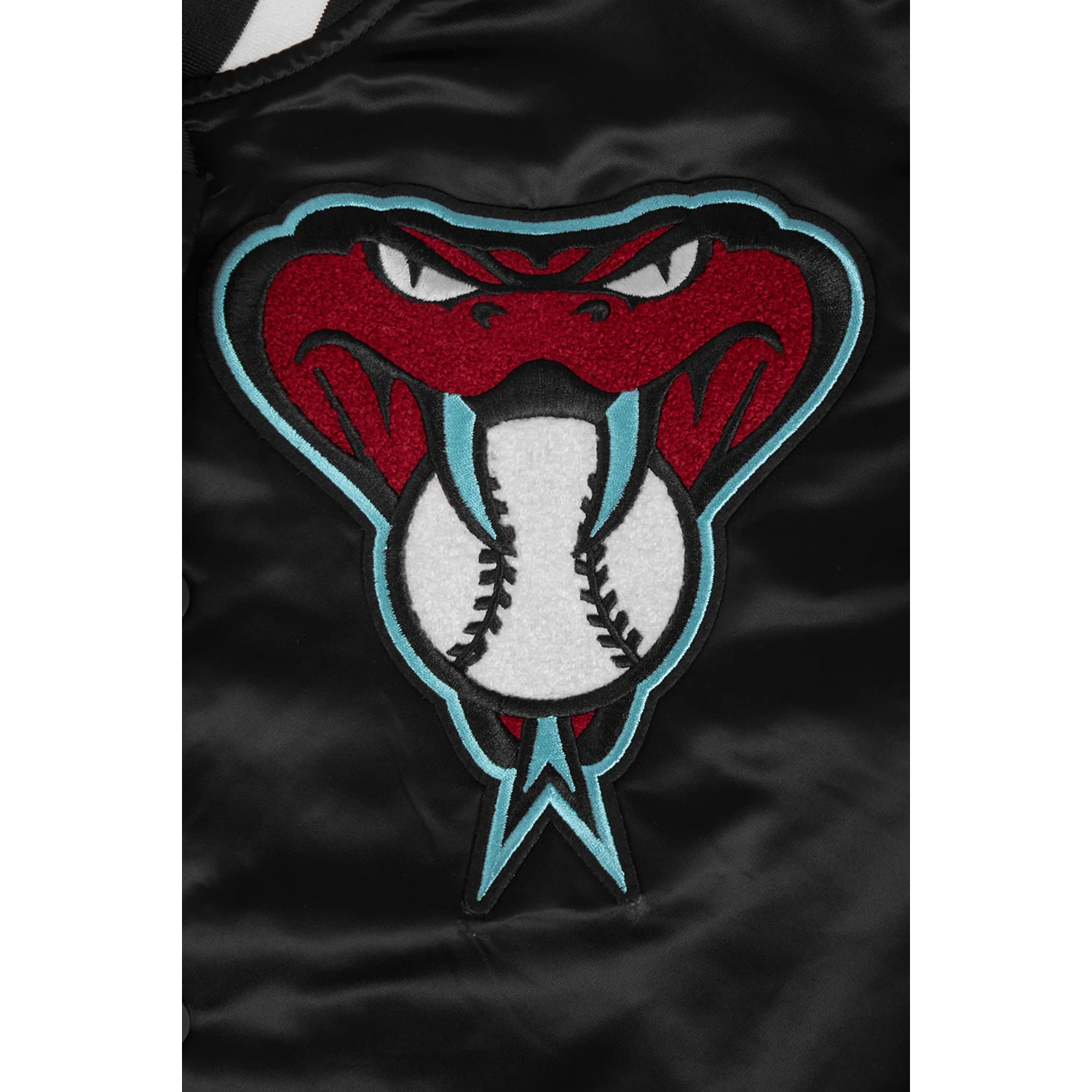 Arizona diamondbacks mashup rib satin jacket black 4