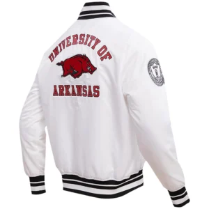 Arkansas razorbacks classic satin jacket