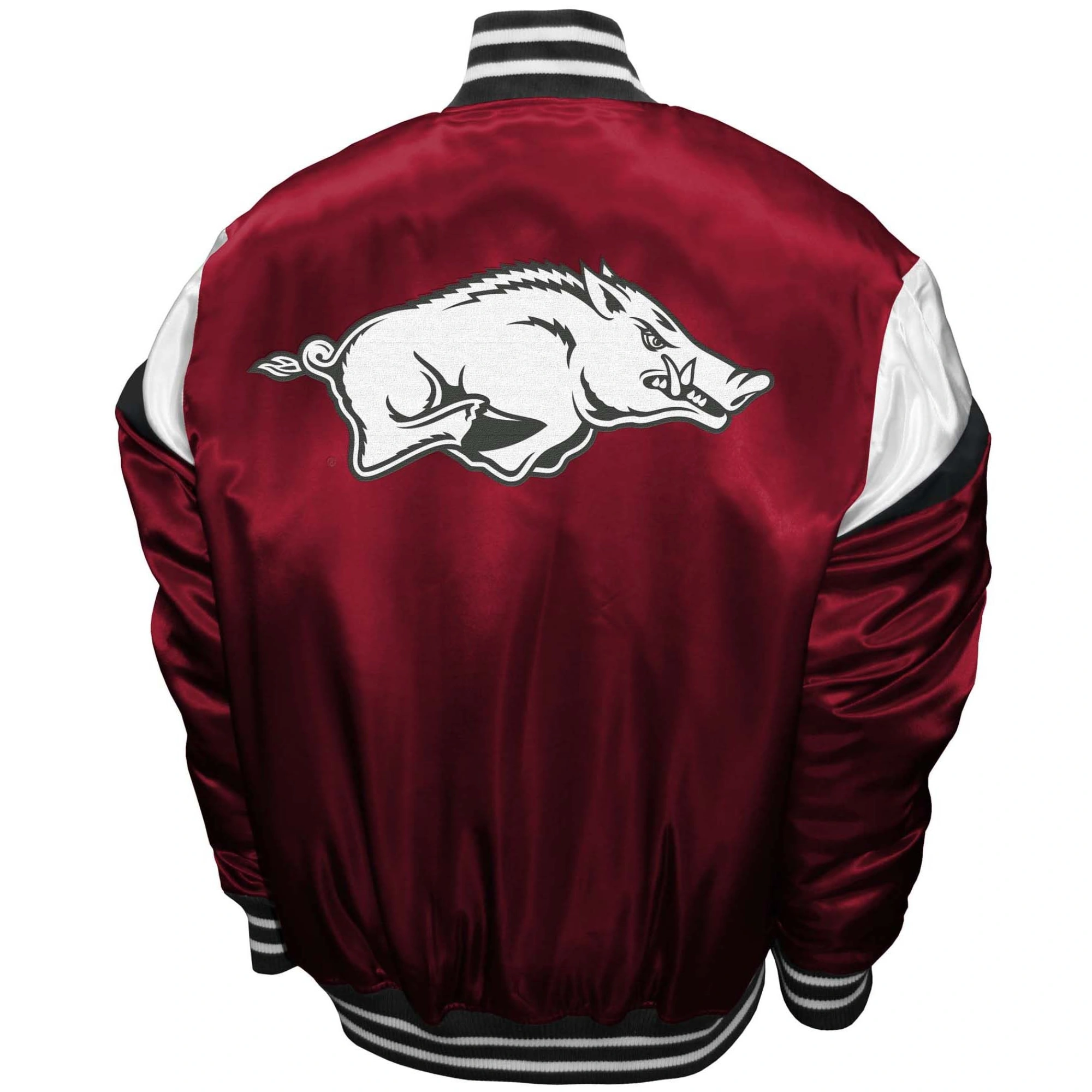 Arkansas razorbacks power satin jacket