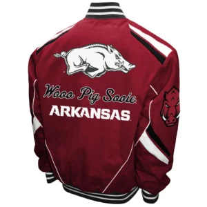 Arkansas razorbacks stout twill jacket