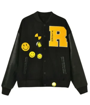 Asap rocky letterman jacket