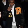 Asap rocky varsity jacket