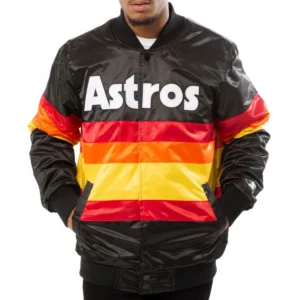 Astros houston black bomber jacket