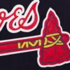 Atlanta braves handcrafted logo wool jacket navy 3