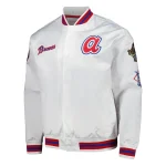Atlanta Braves City Collection White Satin Jacket