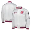 Atlanta braves mitchell ness city collection white satin varsity jacket 3