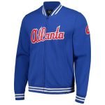 Atlanta Braves Pro Camden Track Royal Cotton Jacket