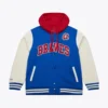 Atlanta braves sideline fleece full snap jacket