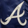 Atlanta braves starter vintage navy satin varsity jacket 3