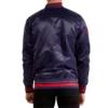 Atlanta braves starter world series navy satin varsity jacket 2