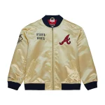 Atlanta Braves Gold Team OG 2.0 Satin Full-Zip Gold Jacket