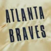 Atlanta braves team og 20 full zip satin varsity jacket gold 4
