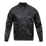 Atlanta Braves Triple Black Satin Jacket