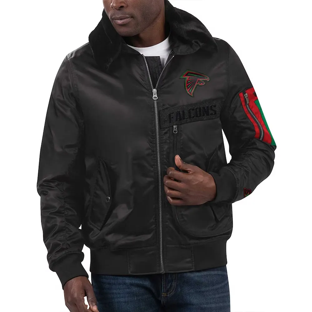 Atlanta falcons black history month zipper jacket