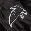 Atlanta falcons classic black satin jacket