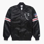 Atlanta Falcons Classic Black Satin Jacket
