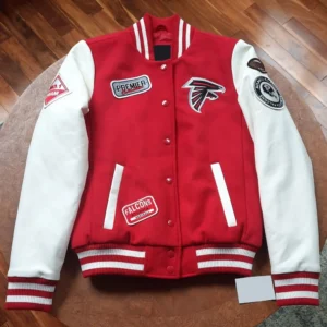 Atlanta falcons letterman varsity jacket