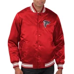 Atlanta Falcons Locker Room Red Satin Jacket