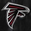Atlanta falcons metallic leather jacket