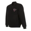 Atlanta falcons one color black wool jacket
