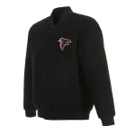 Atlanta Falcons One Color Black Wool Jacket