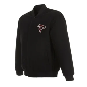 Atlanta falcons one color black wool jacket