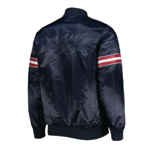 Atlanta falcons pick and roll navy satin jacket