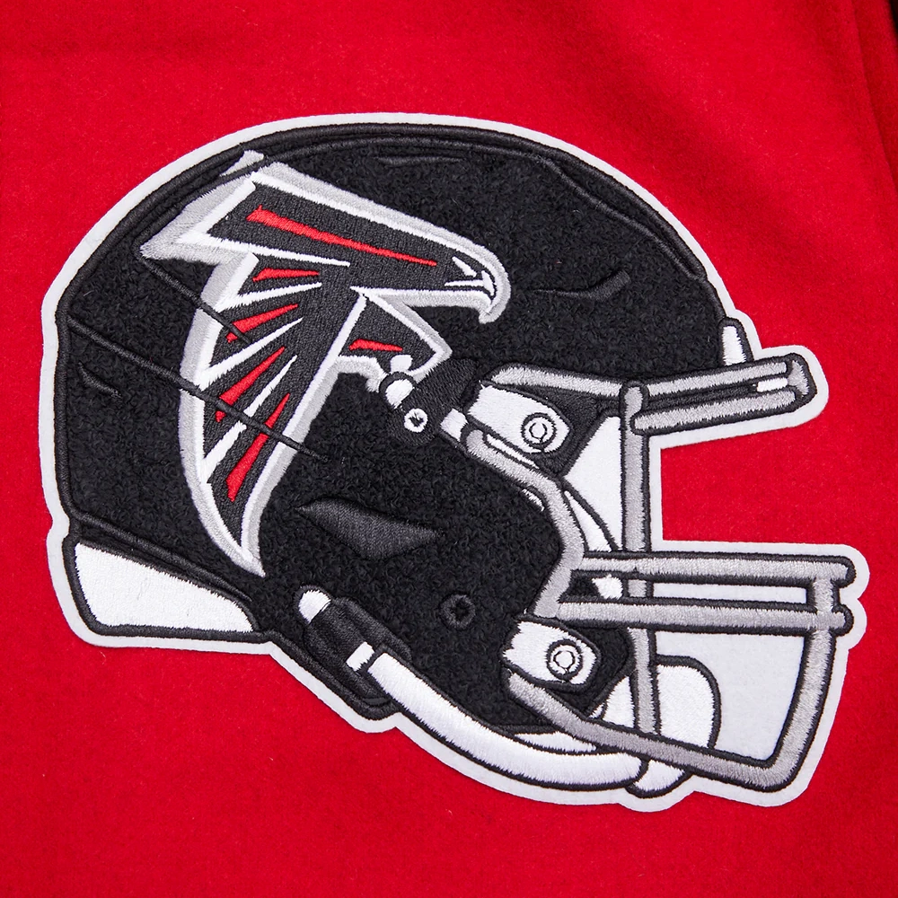 Atlanta falcons pro standard mashup wool leather varsity jacket 10