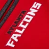 Atlanta falcons pro standard mashup wool leather varsity jacket 6