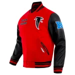 Atlanta Falcons Retro Classic Wool/Leather Jacket