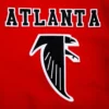Atlanta falcons pro standard retro classic red and black varsity jacket 9