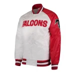 Atlanta Falcons Start of Season Retro White Satin Jacket