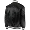 Atlanta falcons starter locker room black satin varsity jacket 2