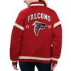 Atlanta falcons tournament satin varsity jacket