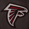 Atlanta falcons two tone polyester varsity jacket